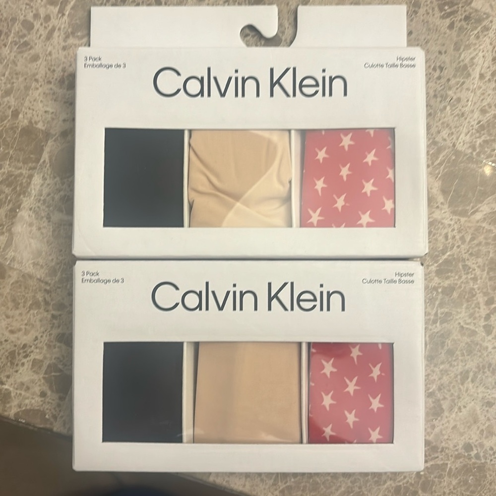 Calvin Klein Hipster size Large Panties